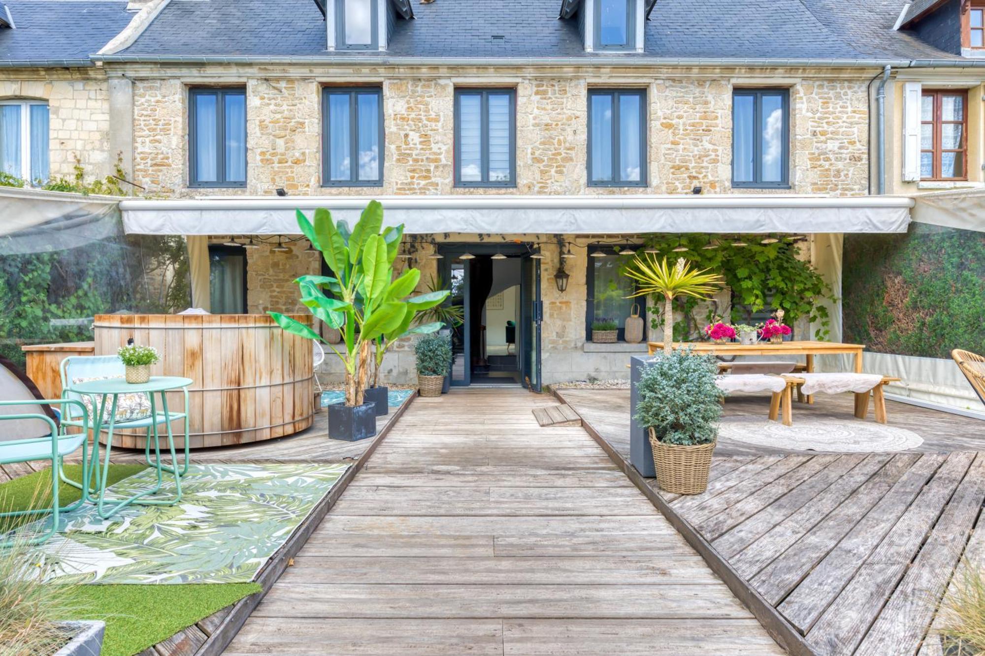 La Dame De Coeur La Maison A L'Oree De Deauville Touques Buitenkant foto
